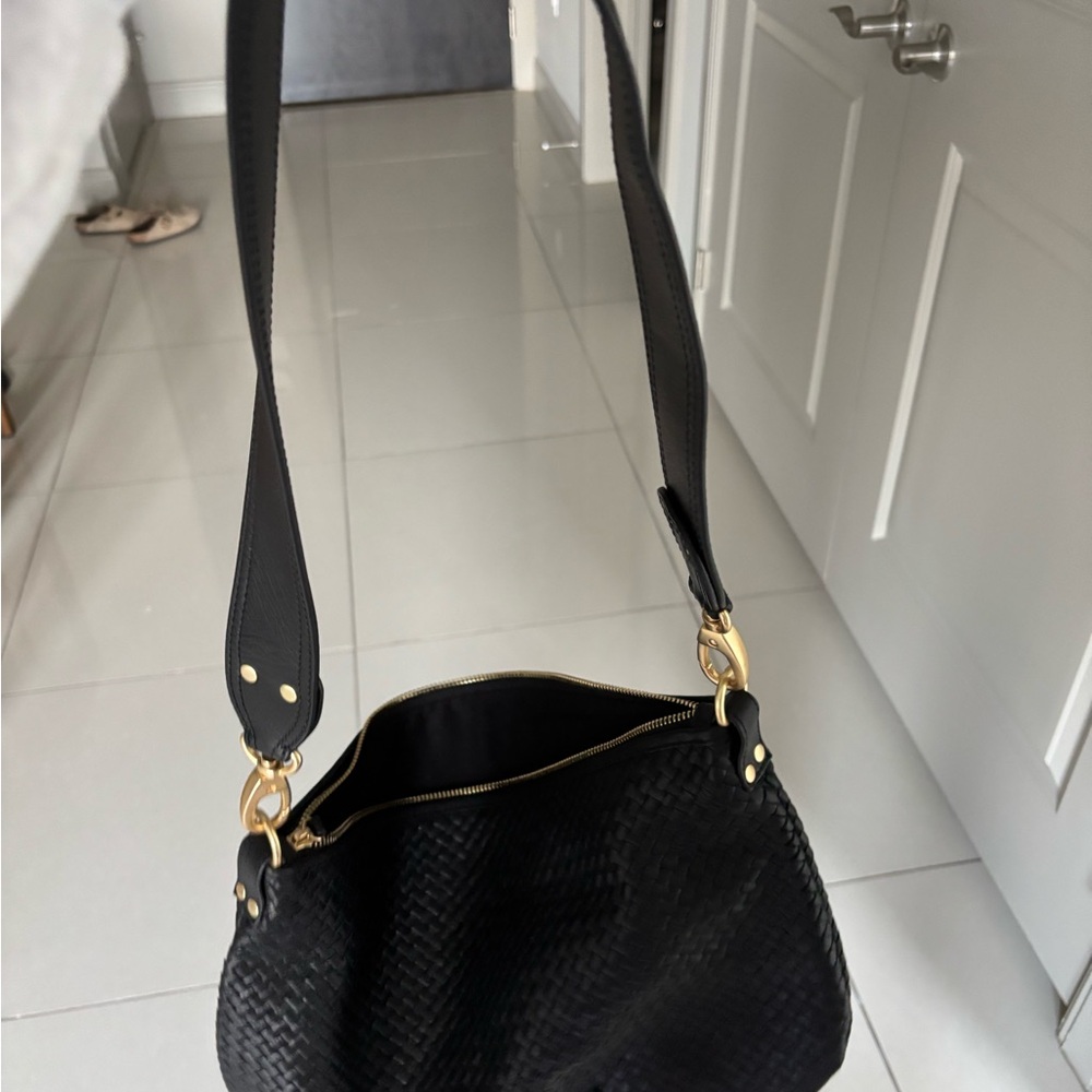 Quince 100% leather woven bag